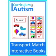 Transportation Picture Match Interactive Books